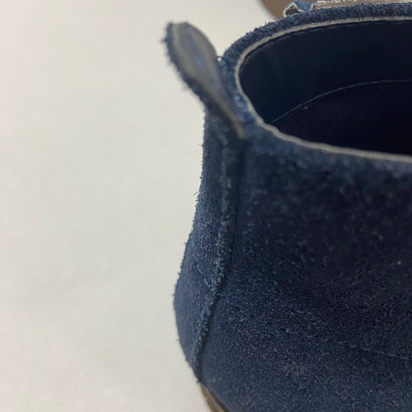 Bass Blue Suede Leather Woman's Ankle Boot / Chukka   Size 8.5 M - Picture 5 of 15